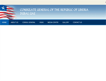 Tablet Screenshot of liberiaconsulateuae.com